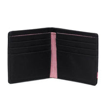 Load image into Gallery viewer, Interior view of the Roy Wallet with credit card and bill compartments.

