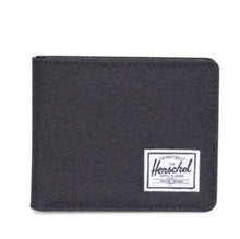 Load image into Gallery viewer, Front view of the Hank Wallet in Black.
