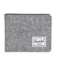 Front view of the Hank Wallet in Raven Crosshatch. 