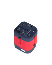 Load image into Gallery viewer, Herschel Supply Co. Travel Adapter - Navy/Red
