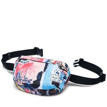 Load image into Gallery viewer, Angled view of the Basquiat Hip pack.

