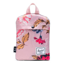Load image into Gallery viewer, The Winter Flora packable duffle, folded into its inner pocket.

