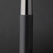 Load image into Gallery viewer, Cloes up to the guilloche pattern on the pen barrel. 
