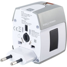 Load image into Gallery viewer, Go Travel Worldwide Adapter + 2 USB&#39;s
