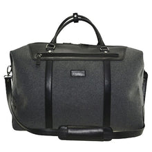 Load image into Gallery viewer, Metropolitan Felt Travel Satchel with Leather Trim
