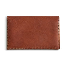 Load image into Gallery viewer, Di Lusso Vegetable Tanned Leather RFID Gusseted Card Case
