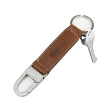 Load image into Gallery viewer, Classico Tumbled Leather Trigger Snap Key Fob
