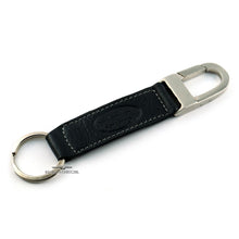 Load image into Gallery viewer, Classico Tumbled Leather Trigger Snap Key Fob
