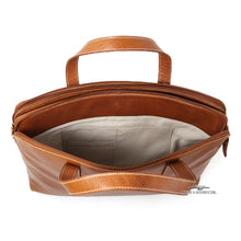 Load image into Gallery viewer, Classico Collection Leather 3-Section Brief
