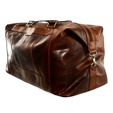 Load image into Gallery viewer, Cheyenne Hand-Stained Antique Buffalo Companion Duffel
