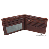 Cheyenne Antique Buffalo RFID Flipper Wallet