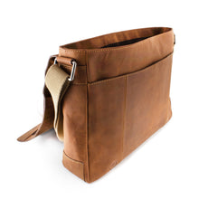 Load image into Gallery viewer, Chap Leather Messenger Bag
