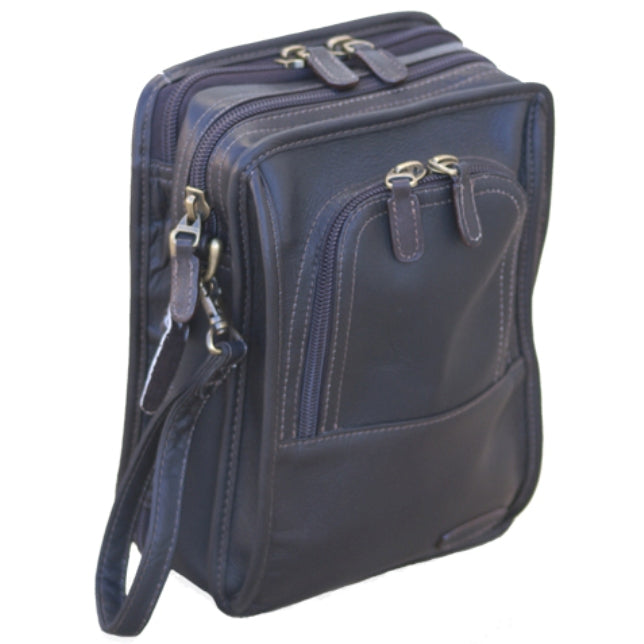 Dorado Leather Gadget Travel Bag