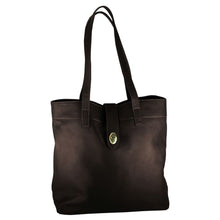 Load image into Gallery viewer, DayTrekr Slim Leather Shopping Tote
