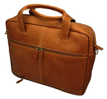 Load image into Gallery viewer, DayTrekr Leather Slim Laptop Brief
