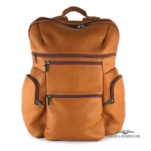 Load image into Gallery viewer, DayTrekr Leather Tapered Laptop Backpack
