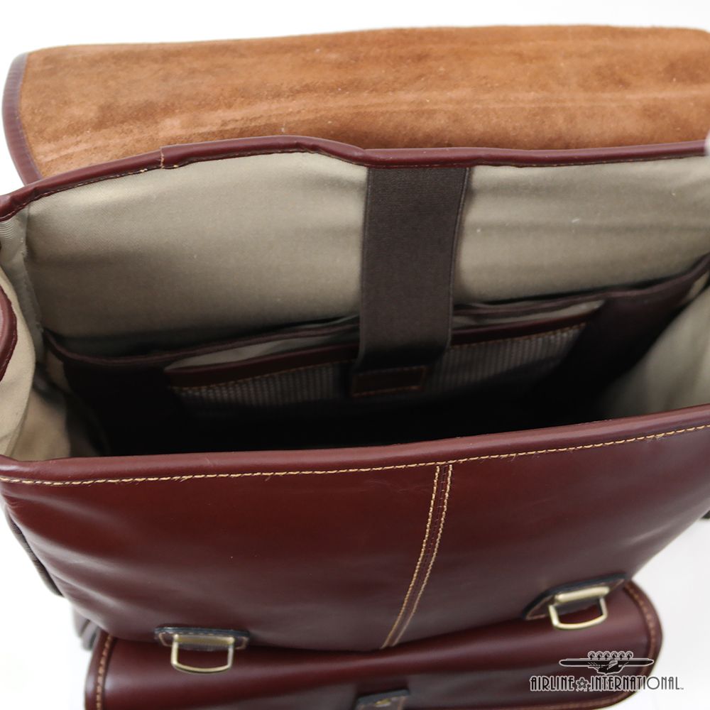 chester faux leather backpack Chester Square Leather Flap Backpack