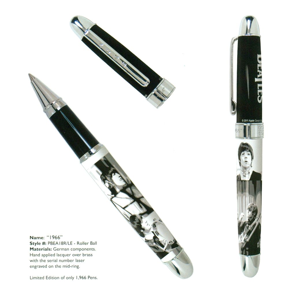 ACME Beatles 1966 Limited Edition Rollerball Pen Details