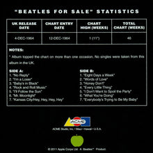 Load image into Gallery viewer, ACME Beatles Beatles For Sale Pen and Card Case Limited Edition Set Album Statistics
