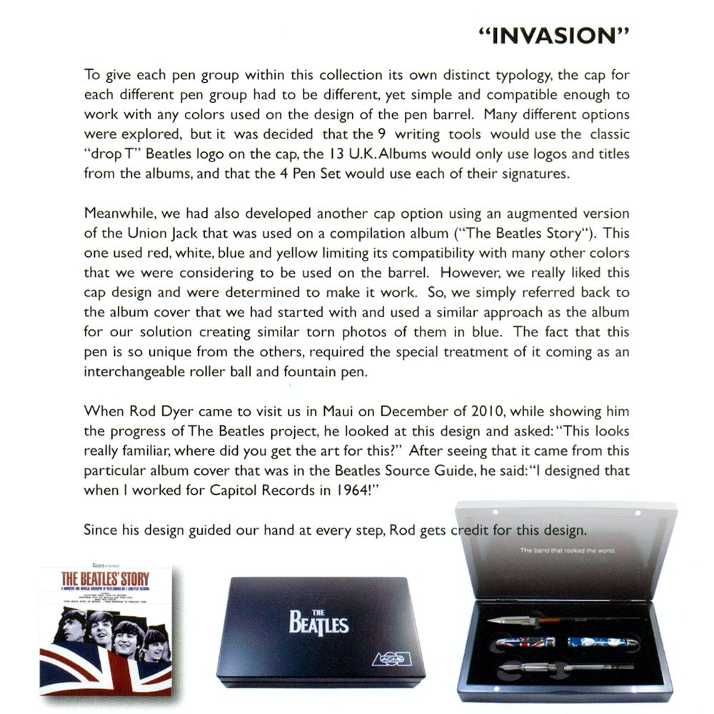 Pen Invsion ACME Beatles Invasion Convertible Limited Edition Pen – Airline Intl