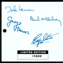 Load image into Gallery viewer, ACME Beatles Let It Be Rollerball Pen and Card Case Limited Edition Set Printed Signatures
