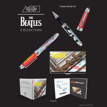 Load image into Gallery viewer, ACME Beatles Please Please Me Pen and Card Case Limited Edition Set Contents
