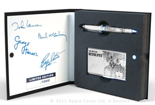 ACME Beatles Revolver Rollerball Pen and Card Case Limited Edition Set Packaging