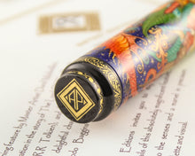 Load image into Gallery viewer, Close up to the AP logo painted at the top of the cap. 
