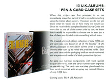 Load image into Gallery viewer, ACME Beatles White Album Limited Edition Rollerball Pen and Card Case Set
