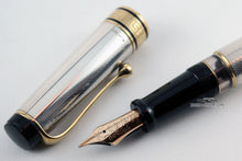 Load image into Gallery viewer, Aurora Optima Sterling Silver Fountain Pen - M
