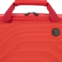 Load image into Gallery viewer, B/Y Ulisse 18&quot; Duffle - Red - Front Panel Close-Up
