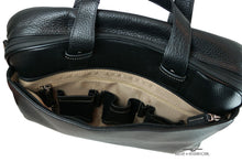 Load image into Gallery viewer, Interior view of the front panel pocket. It features organization pockets. 
