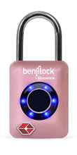 Load image into Gallery viewer, Front view of the Rose Gold Benji Lock.
