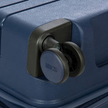 Load image into Gallery viewer, Close up to the suitcase&#39;s spinner wheel. 
