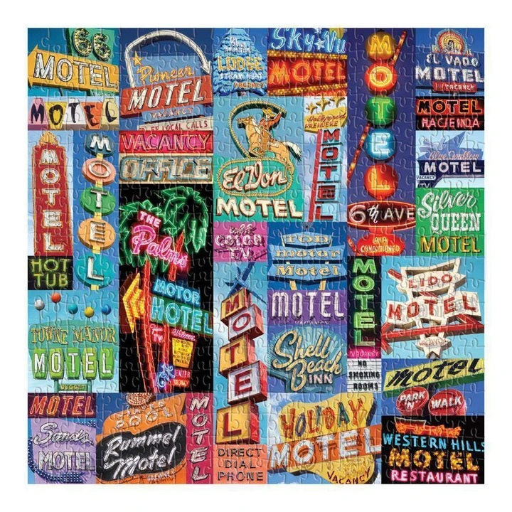 Chronicle Galison Vintage Motel Signs Puzzle