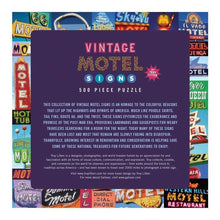 Load image into Gallery viewer, Chronicle Galison Vintage Motel Signs Puzzle

