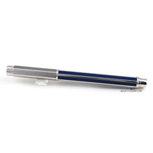 Load image into Gallery viewer, Caran d&#39;Ache Varios Blue Chinese Lacquer W/ Rhodium Trim Rollerball Pen - Floor Model
