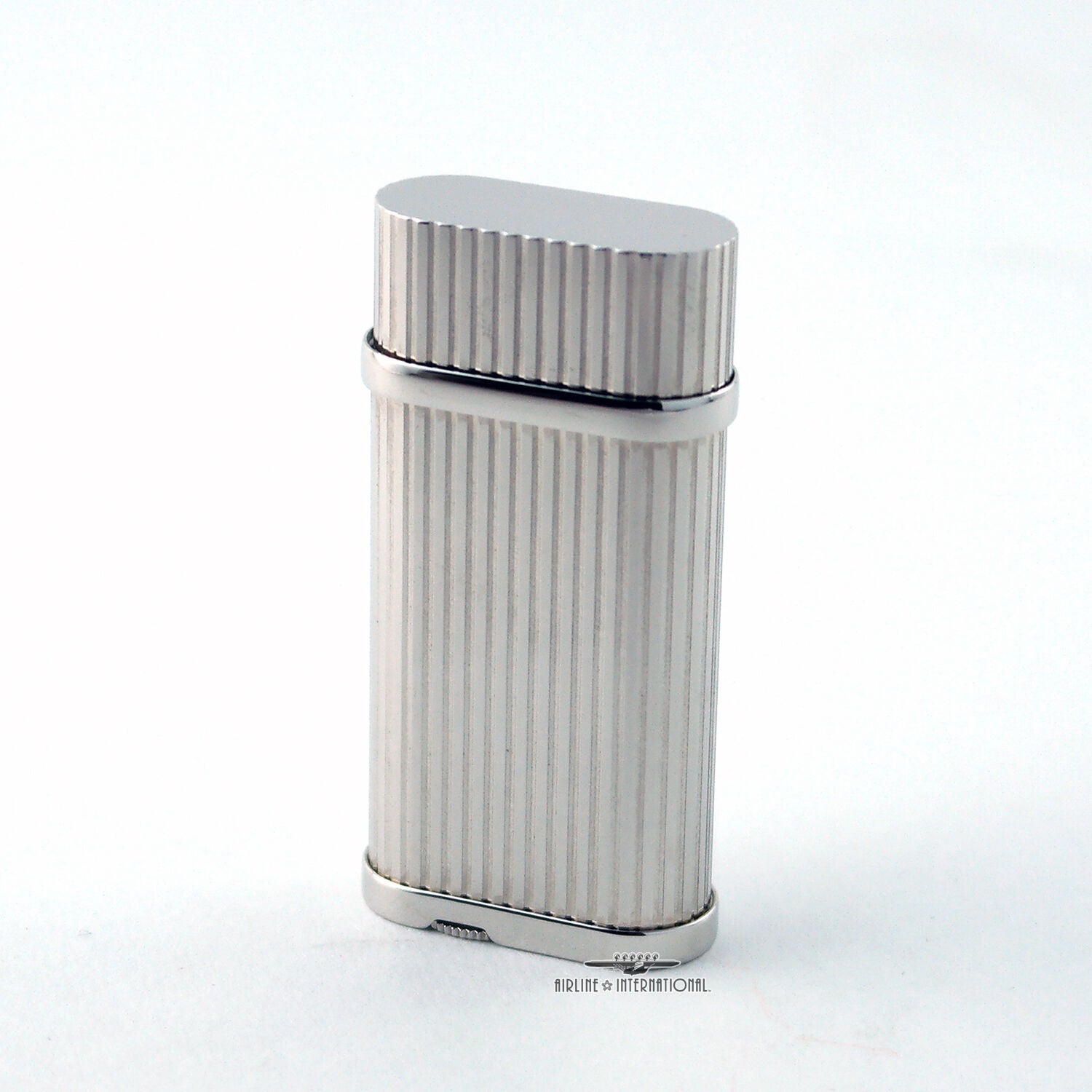 Cartier Platinum Pinstripe C Decor Lighter