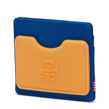 Load image into Gallery viewer, Herschel Supply Co. Charlie RFID Card Wallet - Surf the Web/Blazing Orange Rubber
