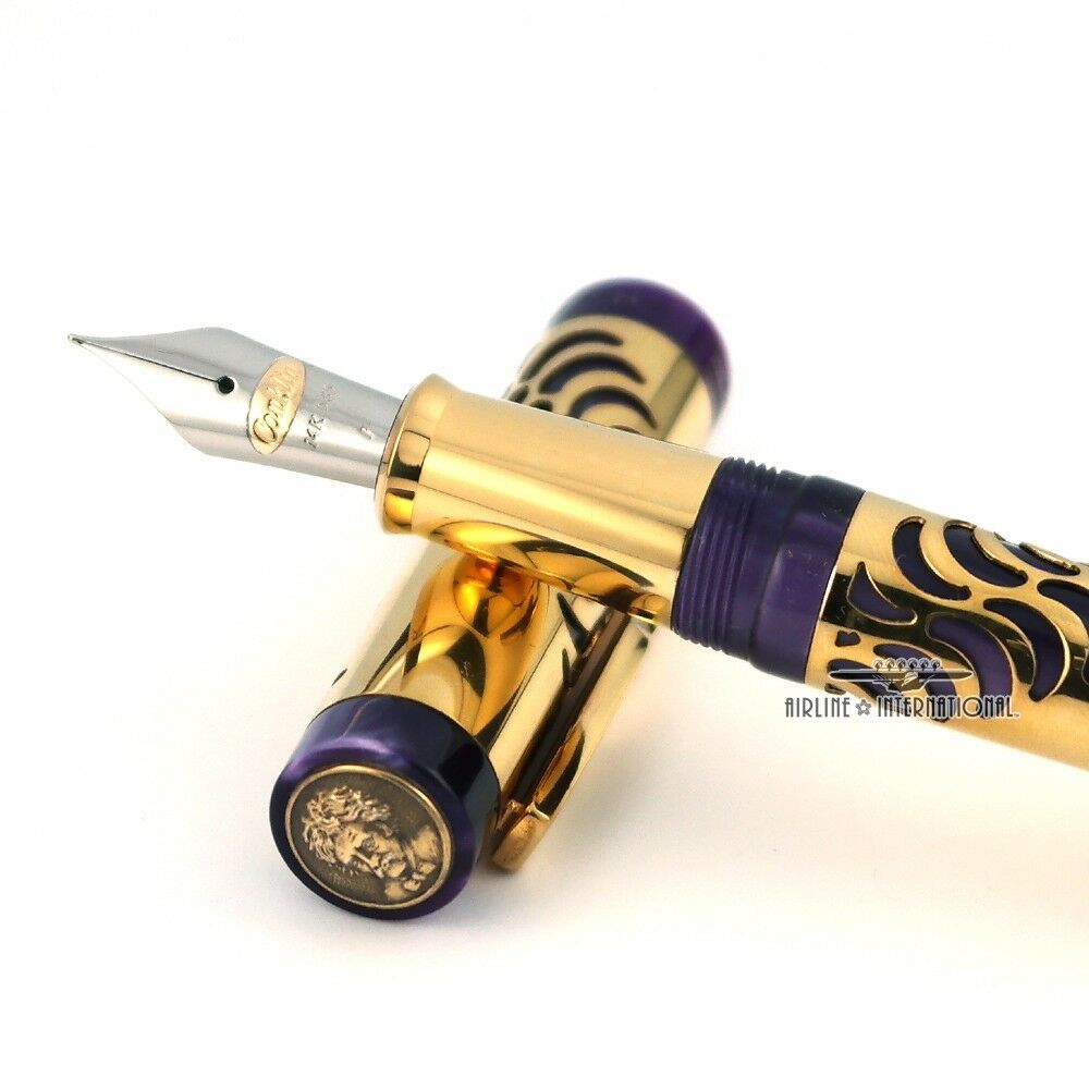 Conklin Mark Twain Crescent Gold Vermeil Glory Limited Edition Fountain Pen