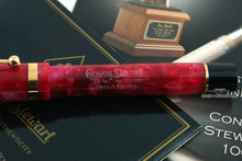 Load image into Gallery viewer, Conway Stewart Cherry Red Duro Fountain Pen - F Nib
