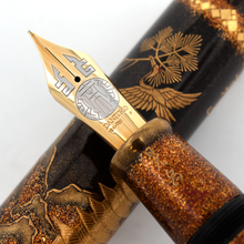 Load image into Gallery viewer, Danitrio GK-11 Genkai &quot;Horaisan&quot; Limited Edition Fountain Pen Nib Close up

