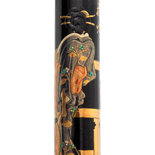 Load image into Gallery viewer, Danitrio GK-1013 Genkai &quot;Fireworks (Summer of Four Seasons)&quot; Limited Edition Fountain Pen Woman in Yukata Close Up
