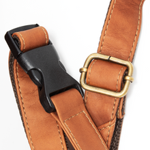 Load image into Gallery viewer, DayTrekr Leather Hip Pack in Tan - Adjustable and easy to slip into!
