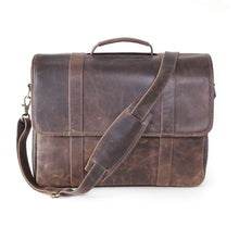 Load image into Gallery viewer, DAYTREKR DISTRESSED LEATHER FLAP BRIEF
