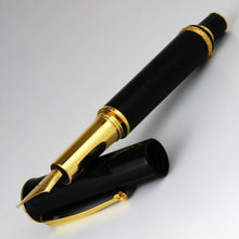 Load image into Gallery viewer, Delta Limited Edition Celluloid Papillon Black Fountain Pen #11/100 (Medium Nib)
