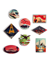 Load image into Gallery viewer, Vintage Destination Stickers
