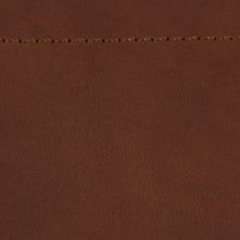 Load image into Gallery viewer, Close up to the tan leather stitching. 
