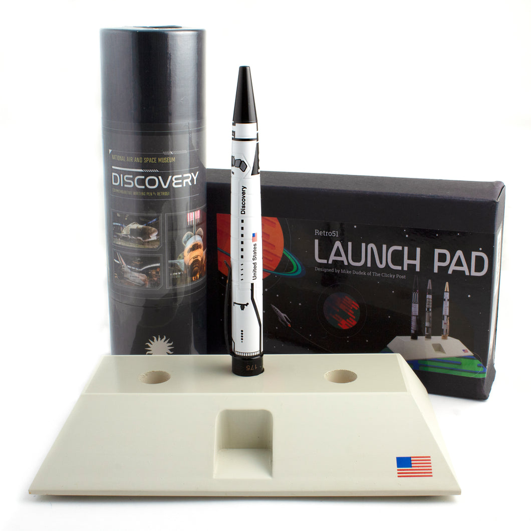 Retro 51 Discovery Smithsonian Tornado RB Pen and Launch Pad Display Set