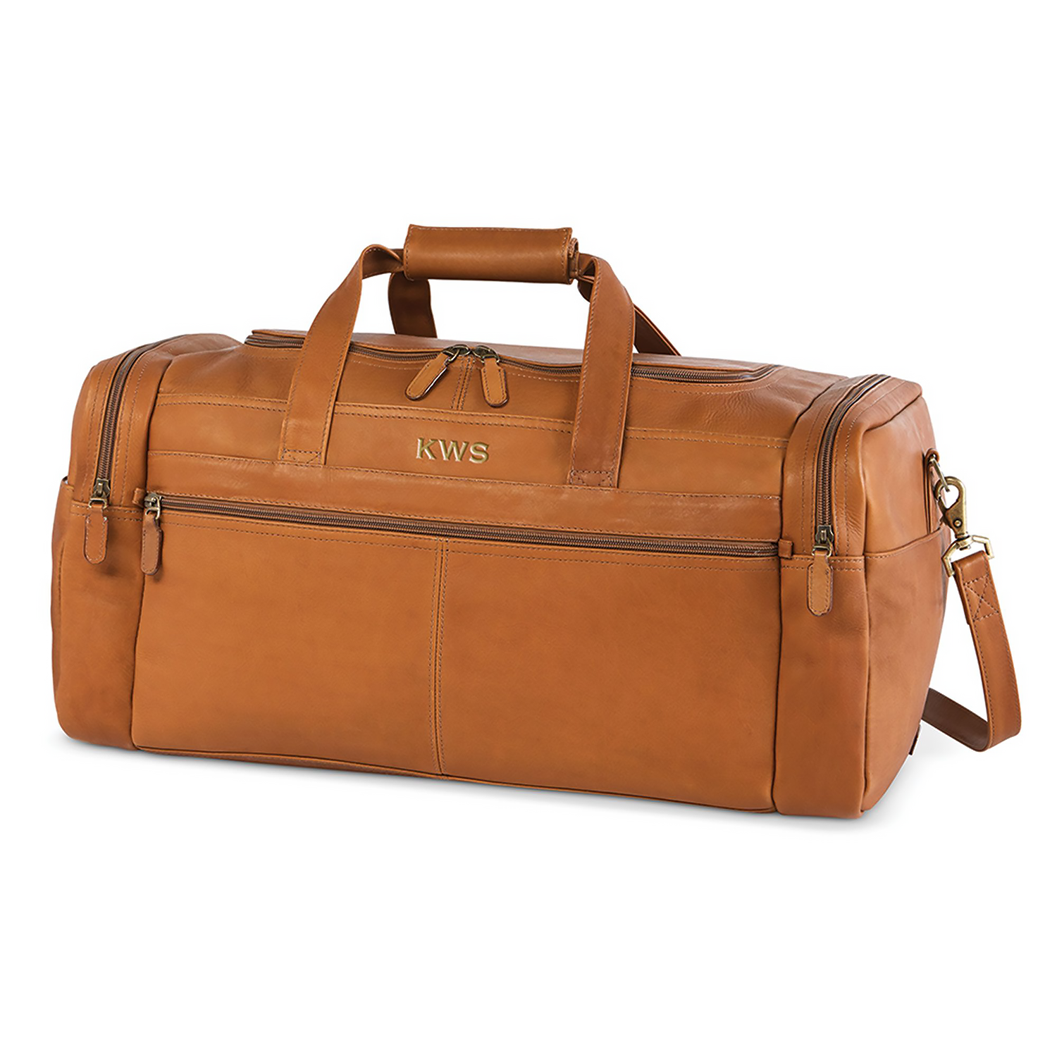 Dorado Colombian Leather Carry on Duffel Airline International Airline Intl